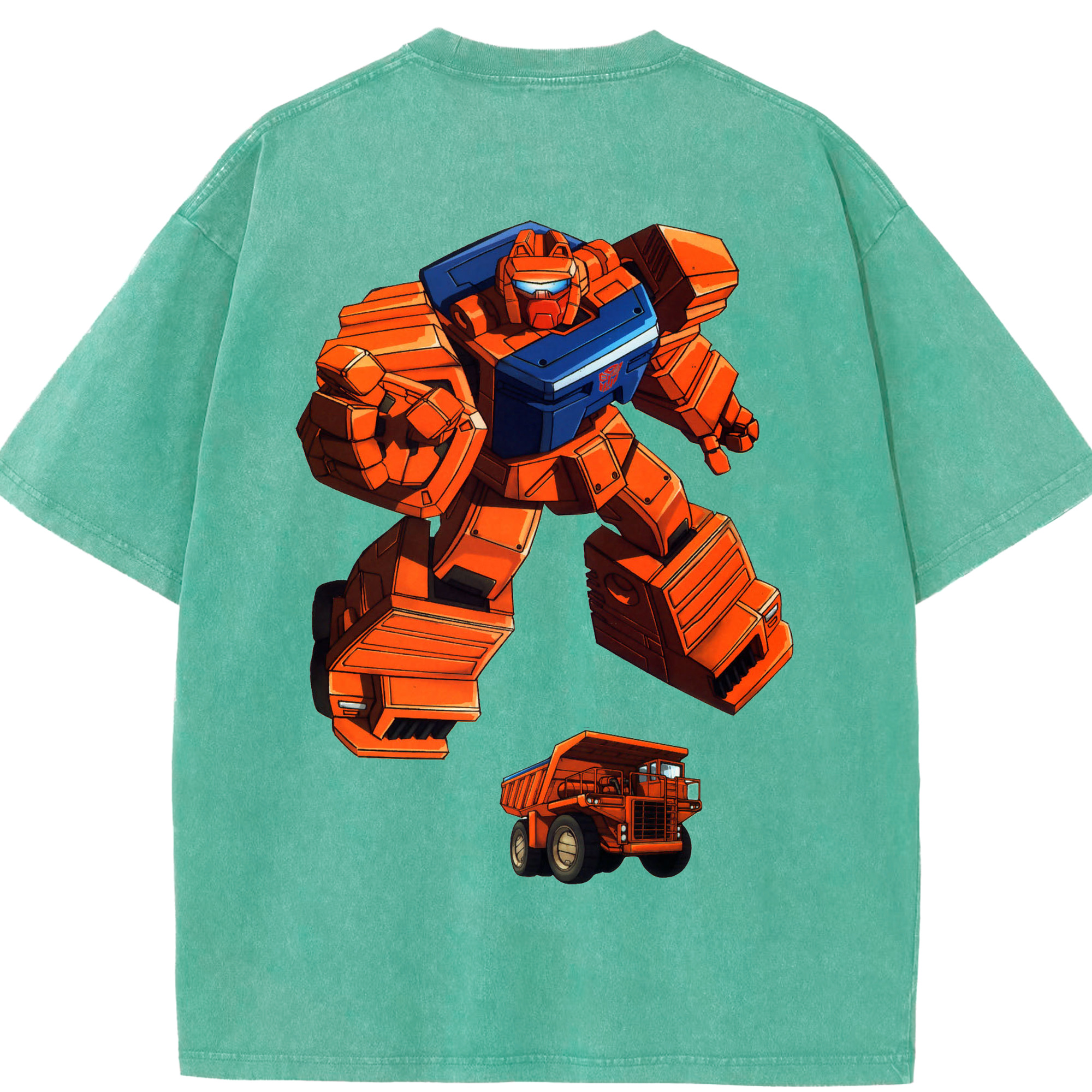（画像用）  綿100% ヴィンテージ風 半袖Tシャツ（背面プリント）